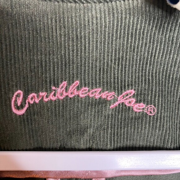 Caribbean Joe Green Corderoy Blazer Size 14 - Picture 4 of 12